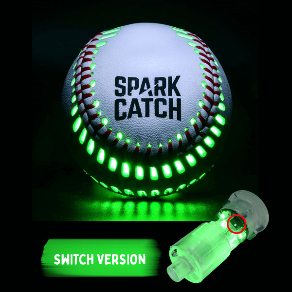 Spark Catch Light Up Baseball (Ice Blue) - Best Baseball Gift